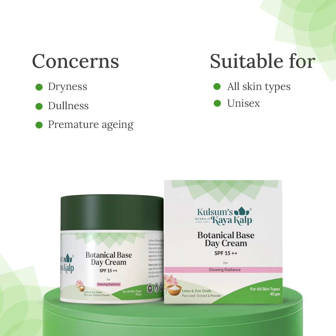 Botanical Base Day Cream SPF 15++ for Glowing Radiance - Image 4