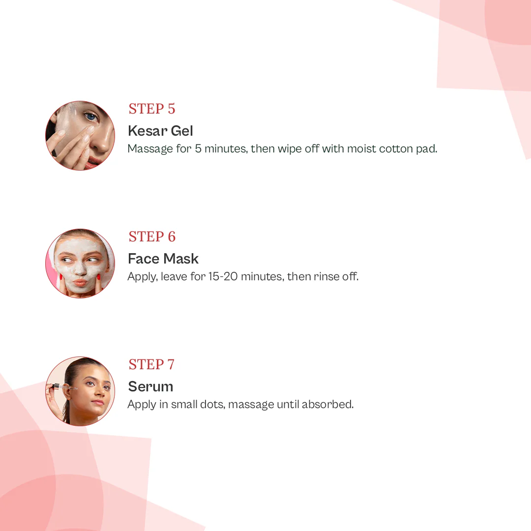 Bridal Glow Up Facial Kit 7 in 1 For Radiance & Flawless Skin - Image 7