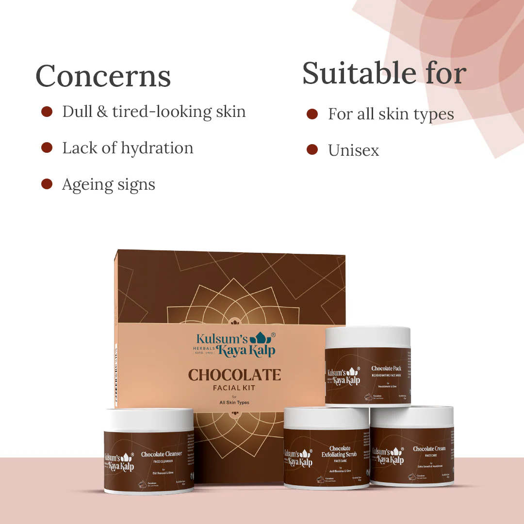 Chocolate Facial Kit For Smooth Skin & Glowing - Image 4