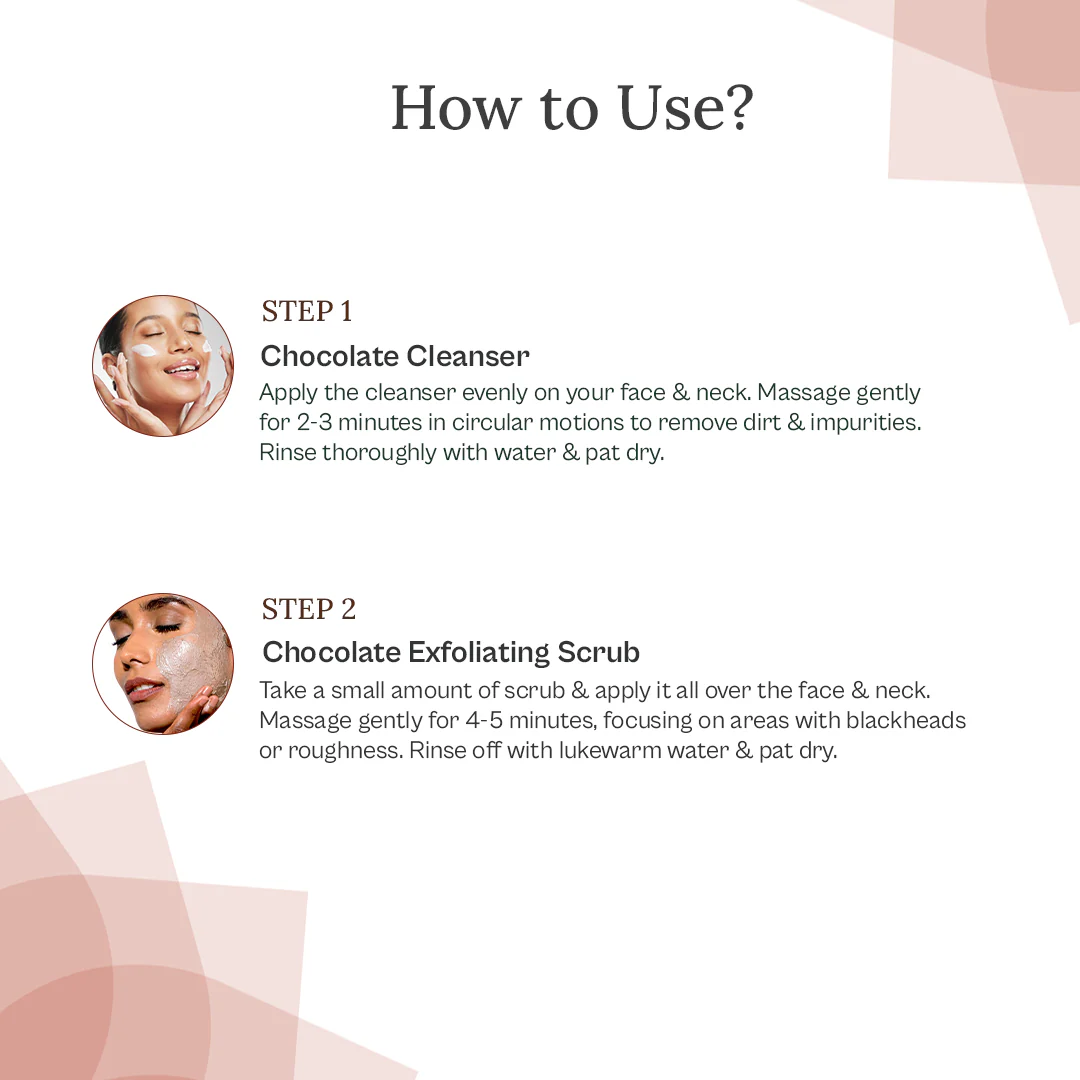 Chocolate Facial Kit For Smooth Skin & Glowing - Image 6