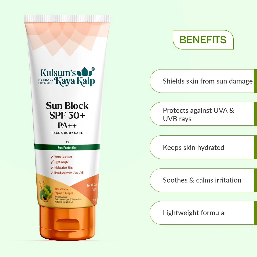 SunSafe Vitamin C Combo with Kakadu Plum Face Serum, Kakadu Plum Face Wash & Sun Block SPF 50+ - Image 5