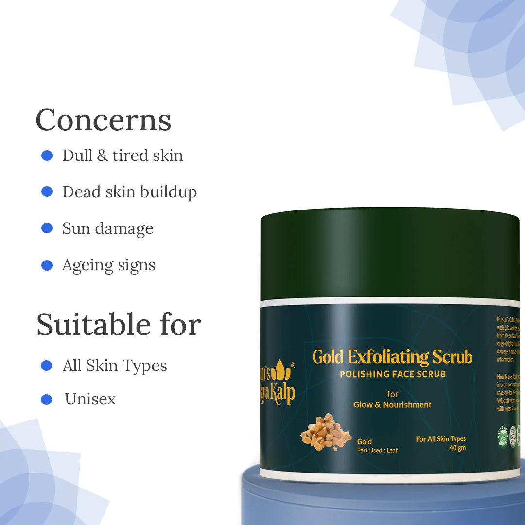 Gold Exfoliating Scrub For Glow & Nourishment - Image 4