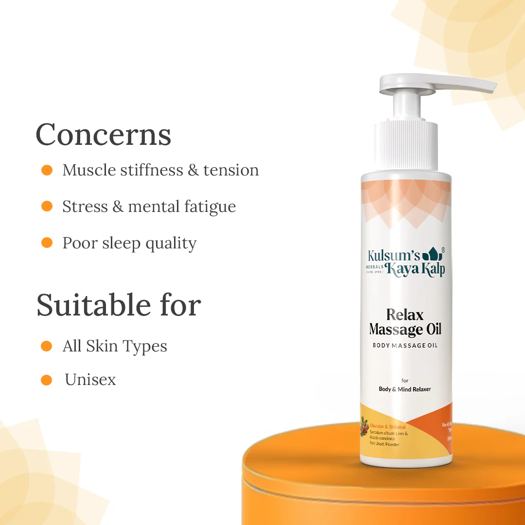 Relax Massage Oil 200ML - Image 4