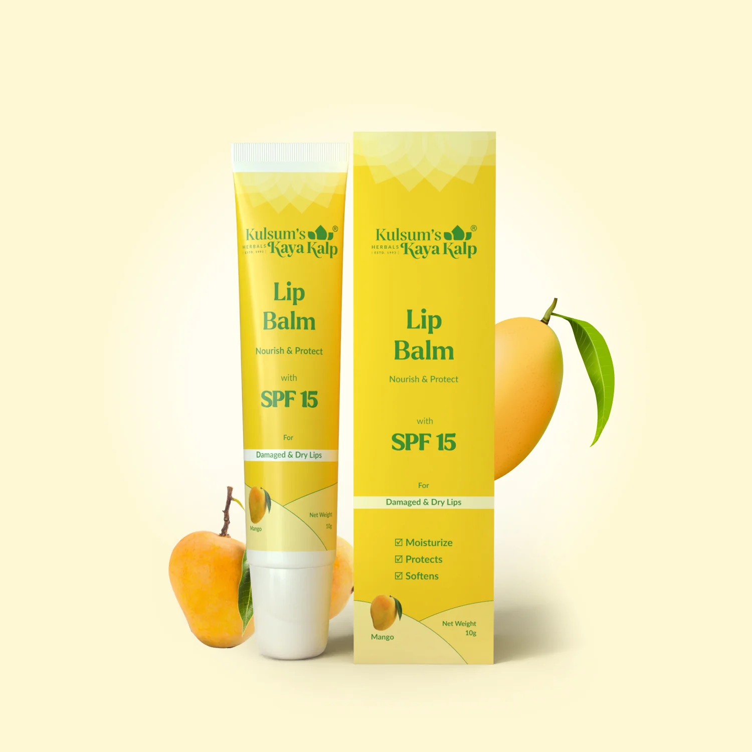 Lip Balm Pack of 4 Blueberry, Vanilla, Mango & Strawberry Lip Balm - Image 10