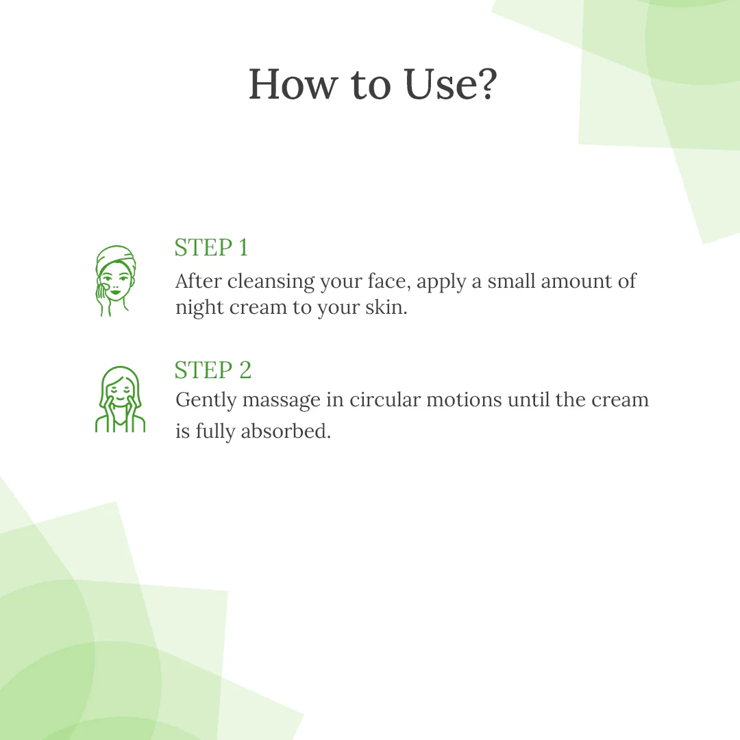 Night Cream for Moisturizing, Soothing & Collagen Boosting - Image 6