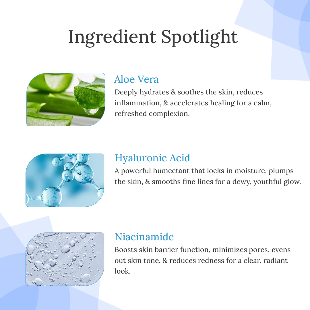 Hydra Charge Facial Kit 5 in 1 For Intense Hydration & Glow - Image 3
