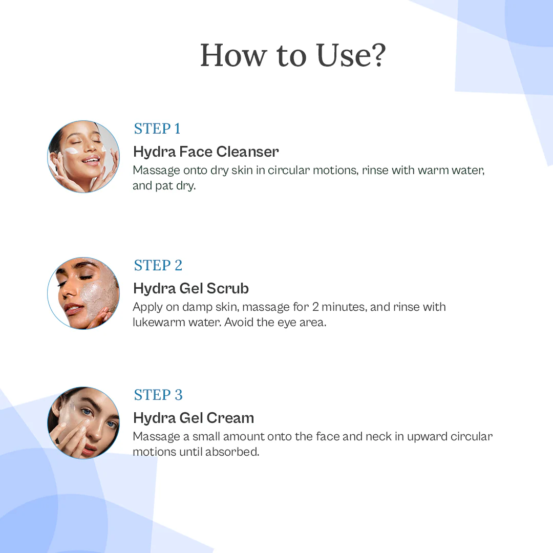 Hydra Charge Facial Kit 5 in 1 For Intense Hydration & Glow - Image 6