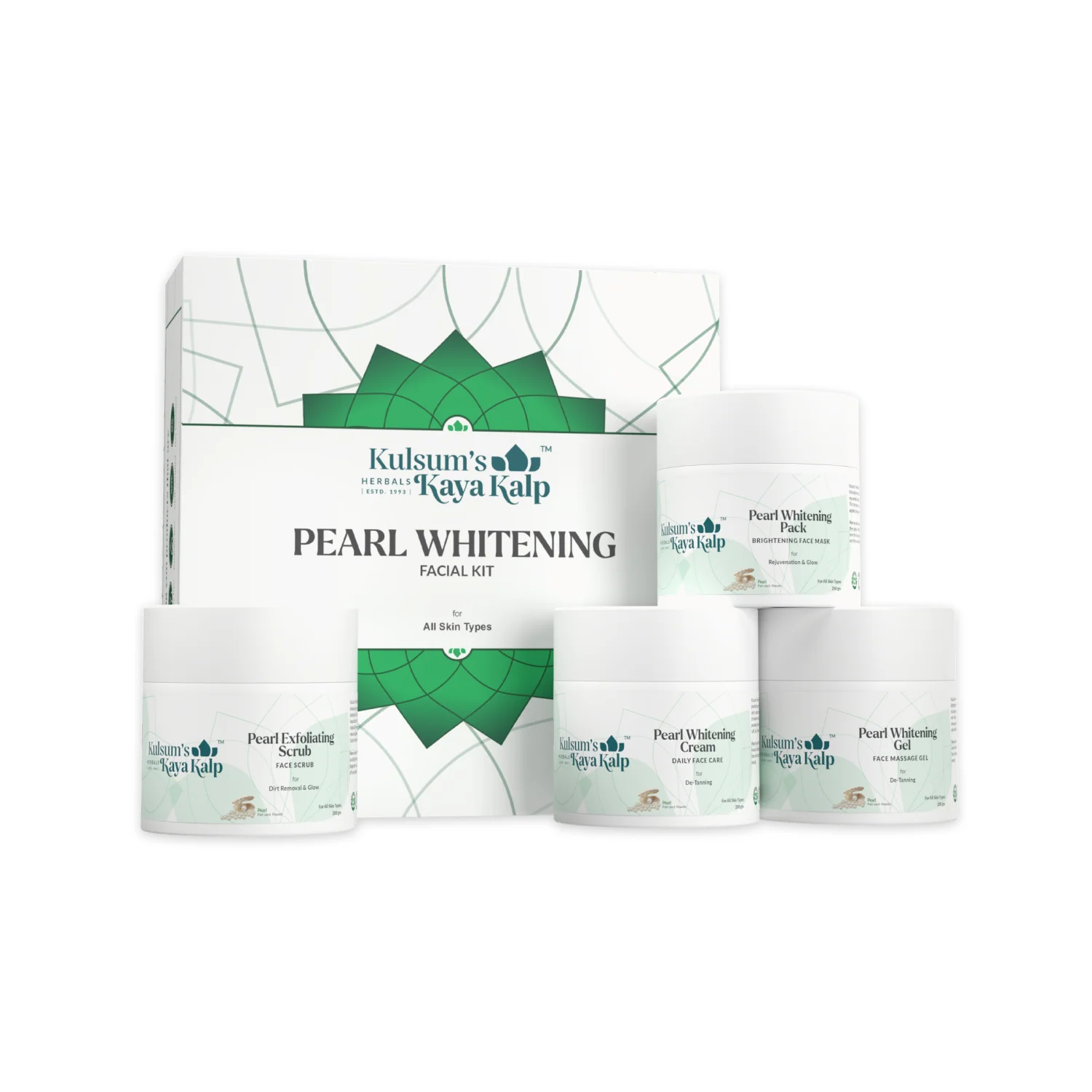 Pearl Whitening Facial Kit - 850g