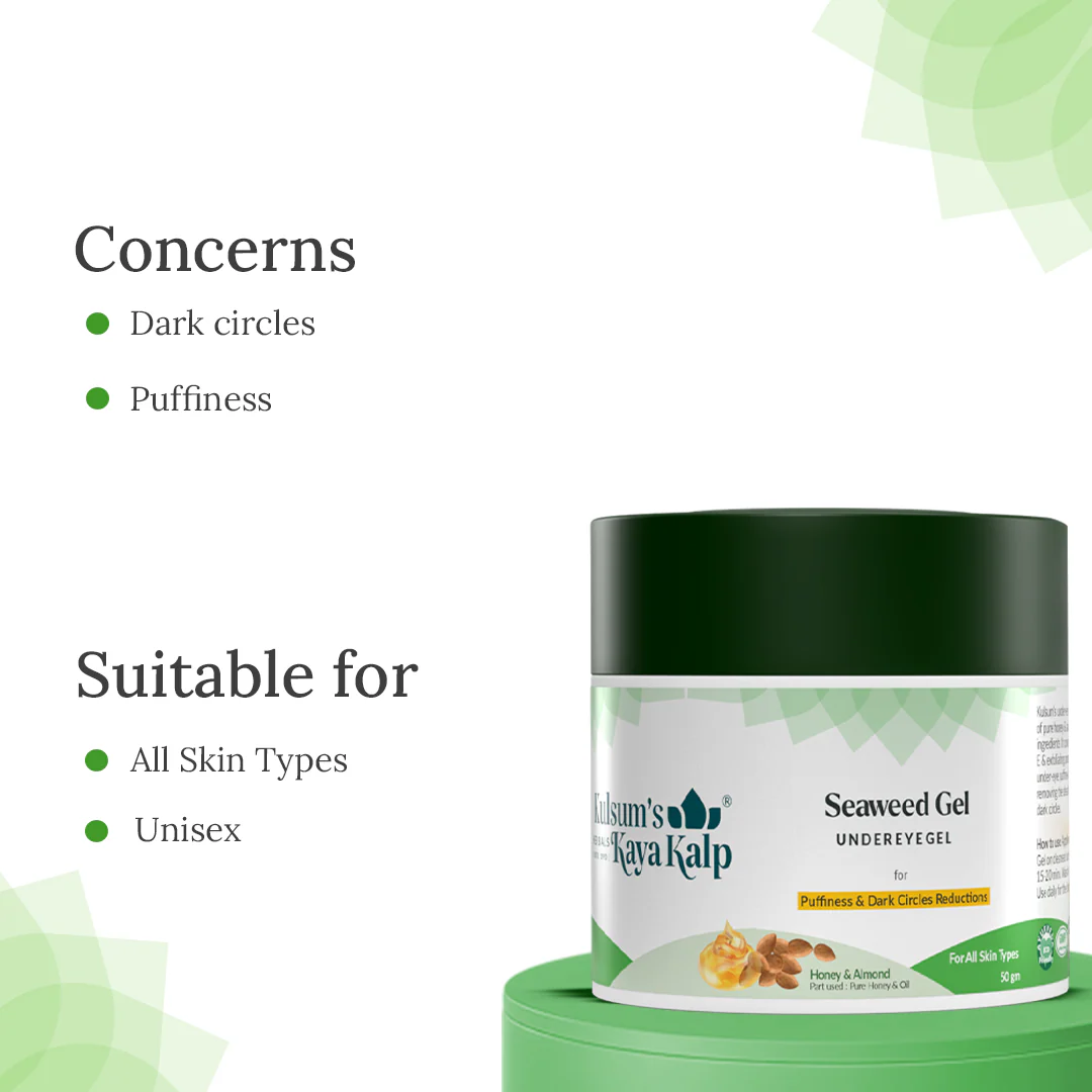 Seaweed Gel For Under Eye Dark Circle & Puffiness Reduction - Image 4