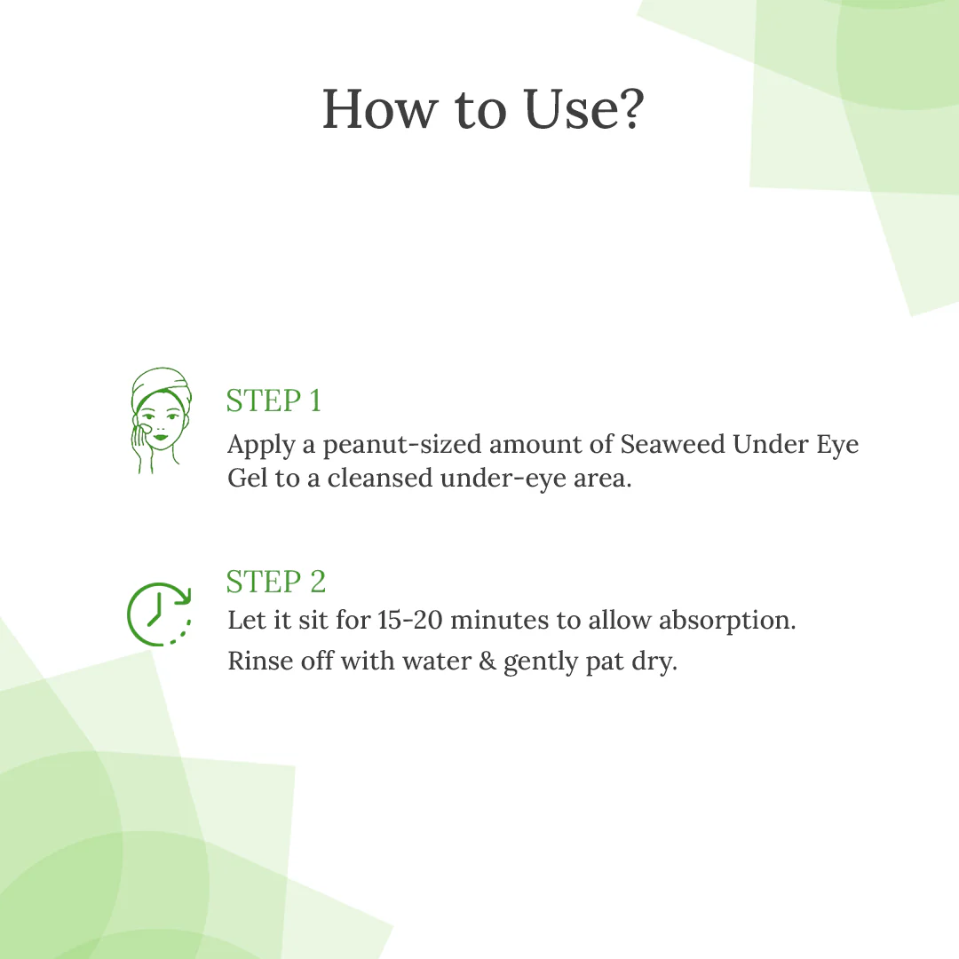 Seaweed Gel For Under Eye Dark Circle & Puffiness Reduction - Image 6