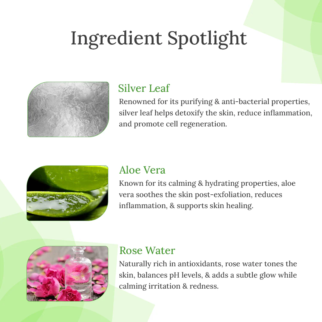 Silver Exfoliating Scrub 40g - Image 3