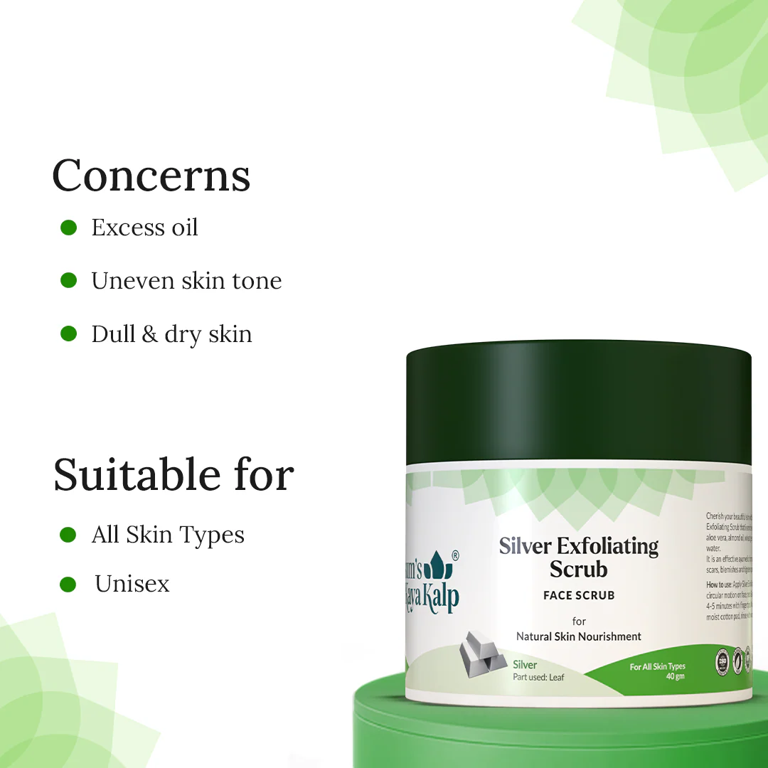 Silver Exfoliating Scrub 40g - Image 4