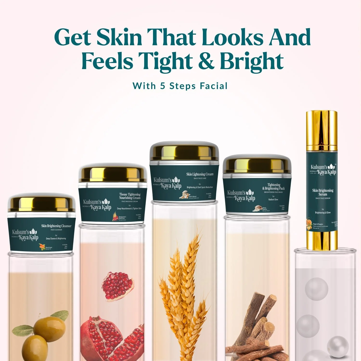 Skin Tightening & Brightening Facial Kit For Tightening & Brightening - Image 3