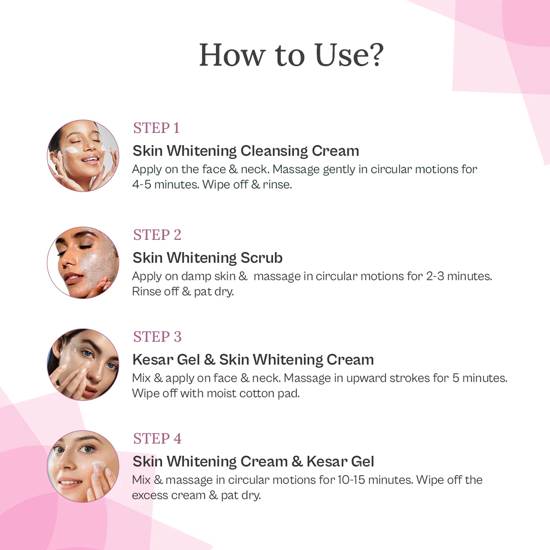 Pack of 2 Skin Whitening Facial Kit 7 in 1 For Brightening & Glow - Image 6