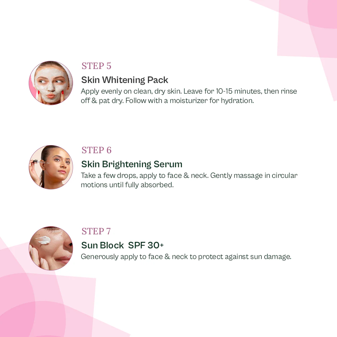 Pack of 2 Skin Whitening Facial Kit 7 in 1 For Brightening & Glow - Image 7