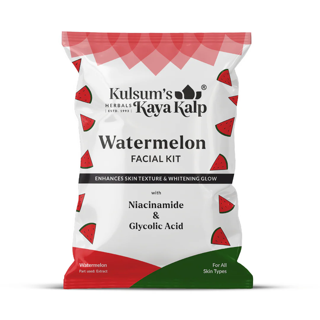 Watermelon Facial Kit 7 in 1 for Enhancing Skin Texture & Whitening Glow